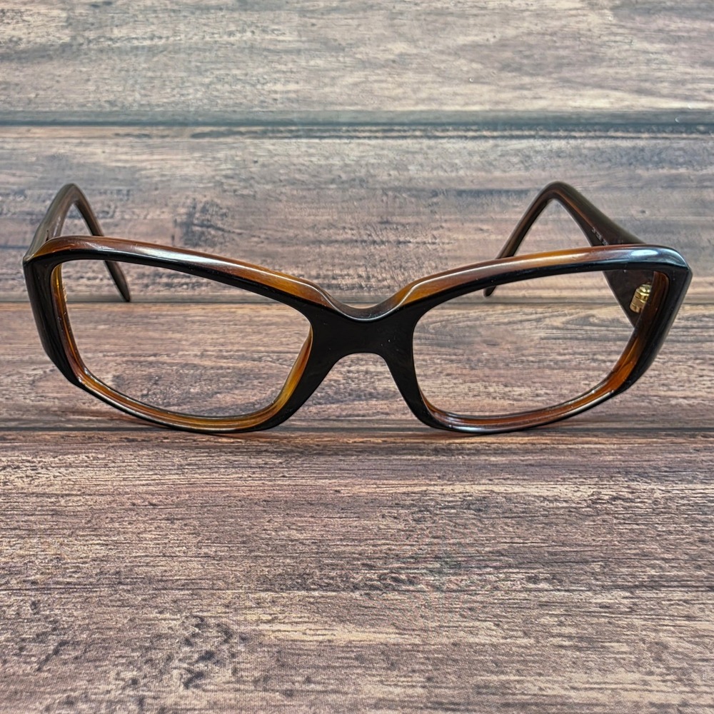 Donna Karan DK 1036 3081/87 Brown Tortoise Eyeglasses Frames Italy 56-18-130